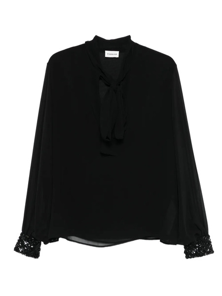  P.a.r.o.s.h. Embellished Blouse - Black 