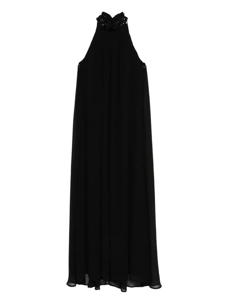  P.a.r.o.s.h. Embellished-halterneck Dress - Black 
