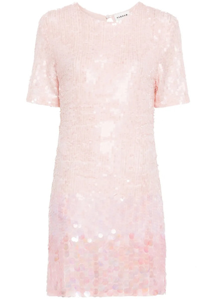  P.a.r.o.s.h. Gigi Sequinned Mini Dress - Pink 