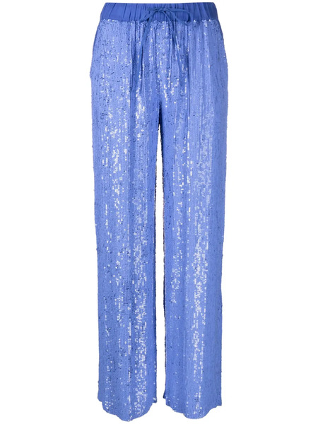  P.a.r.o.s.h. Glare Sequinned Trousers - Purple 
