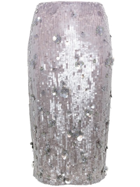  P.a.r.o.s.h. Glow Midi Skirt - Grey 
