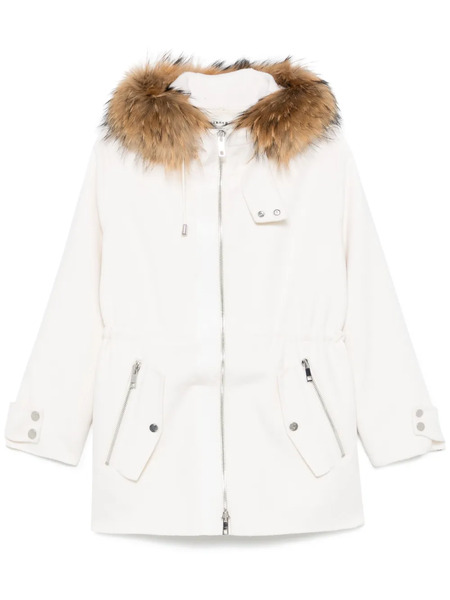  P.a.r.o.s.h. Hooded Coat - Neutrals 