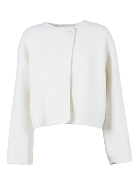  P.a.r.o.s.h. Hooded Wool Jacket - Neutrals 