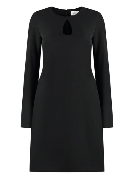  P.a.r.o.s.h. Keyhole-neckline Midi Dress - Black 