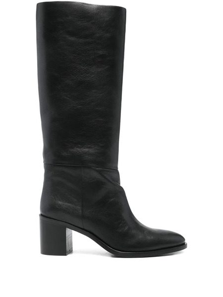  P.a.r.o.s.h. Knee-high Block-heel Boots - Black 