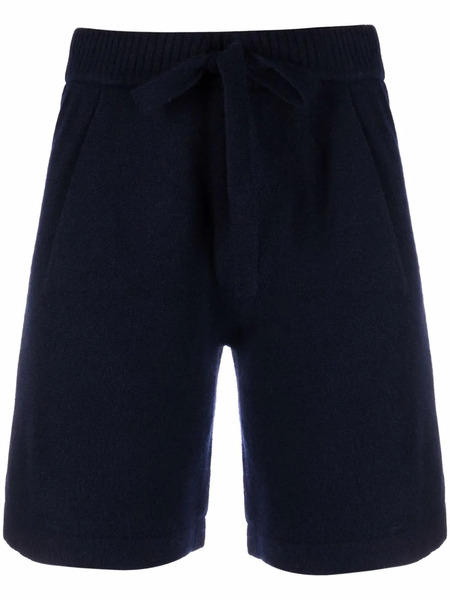  P.a.r.o.s.h. Knitted Drawstring Waist Shorts - Blue 