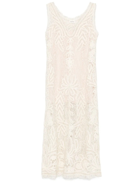  P.a.r.o.s.h. Lace Maxi Dress - Neutrals 