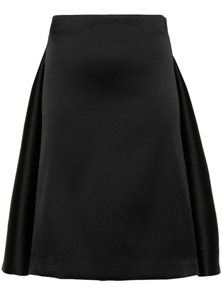  P.a.r.o.s.h. Layered Detail Midi Skirt - Black 