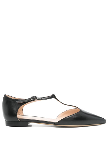  P.a.r.o.s.h. Leather Ballet Flats - Black 