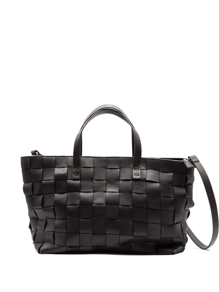  P.a.r.o.s.h. Leather Tote Bag - Black 