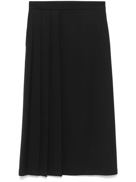  P.a.r.o.s.h. Liliuxy Pleated Midi Skirt - Black 