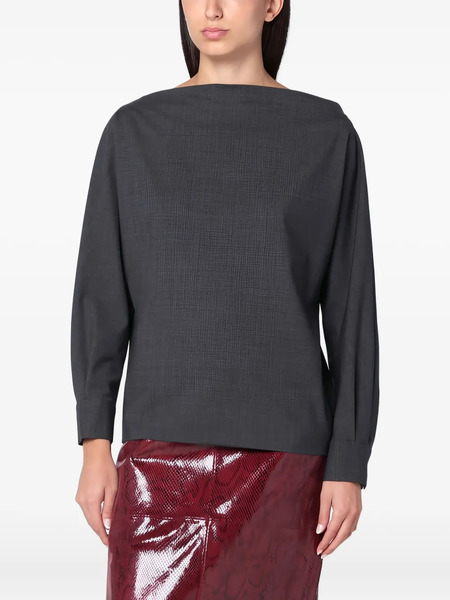  P.a.r.o.s.h. Long-sleeve Blouse - Grey 