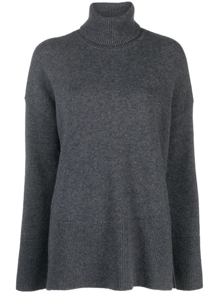  P.a.r.o.s.h. Mélange-effect Roll-neck Jumper - Grey 