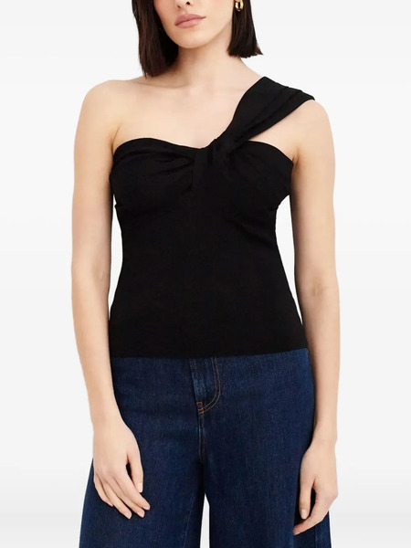  P.a.r.o.s.h. One-shoulder Top - Black 