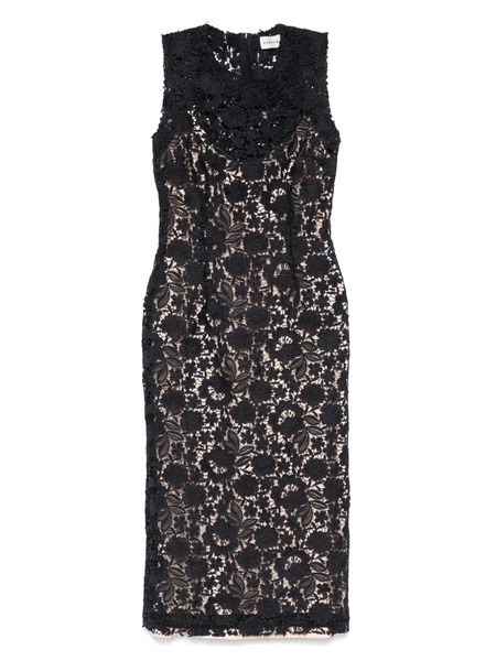  P.a.r.o.s.h. Peonia Midi Dress - Blue 