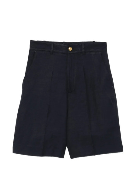  P.a.r.o.s.h. Pleated Shorts - Blue 