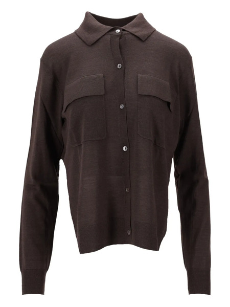  P.a.r.o.s.h. Pocket Cardigan - Brown 