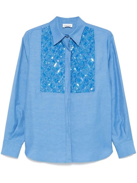  P.a.r.o.s.h. Raisa Shirt - Blue 