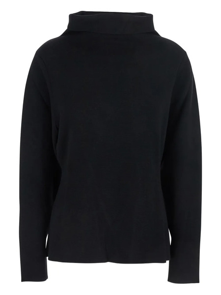  P.a.r.o.s.h. Roll-neck Cashmere Top - Black 