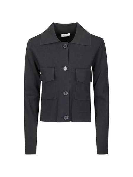  P.a.r.o.s.h. Roma Flap-pocket Jacket - Black 
