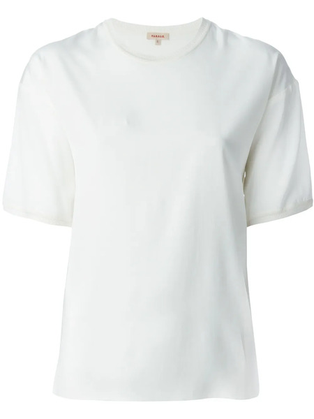  P.a.r.o.s.h. Round Neck Blouse - White 