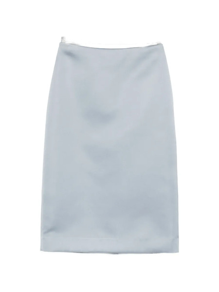  P.a.r.o.s.h. Satin Midi Skirt - Blue 