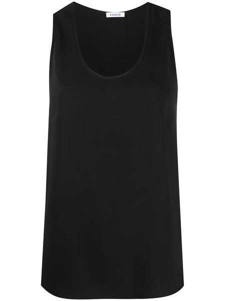  P.a.r.o.s.h. Scoop Neck Vest - Black 