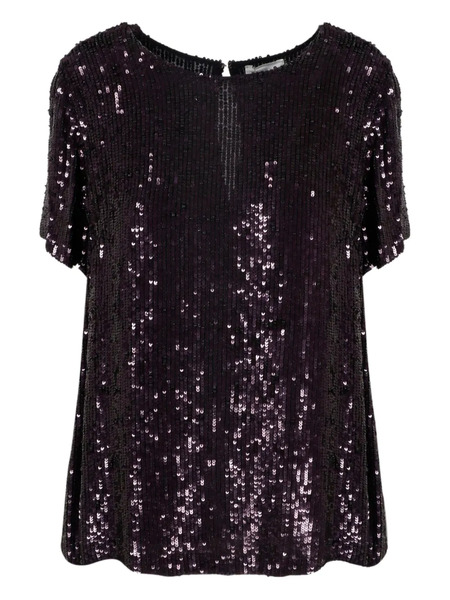  P.a.r.o.s.h. Sequin-embellished T-shirt - Red 