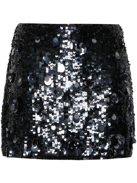  P.a.r.o.s.h. Sequined Mini Skirt - Blue 