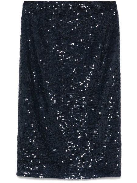  P.a.r.o.s.h. Sequined Mini Skirt - Blue 