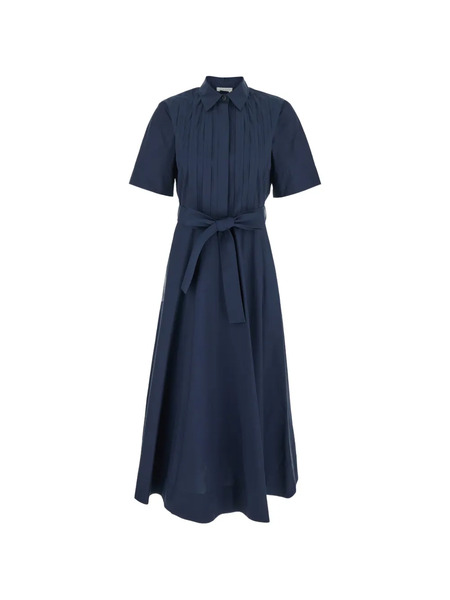  P.a.r.o.s.h. Short-sleeve Shirt Dress - Blue 