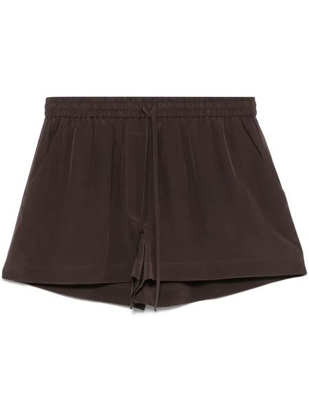  P.a.r.o.s.h. Silk Shorts - Brown 