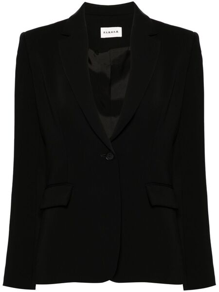  P.a.r.o.s.h. Single-breasted Tailored Blazer - Black 