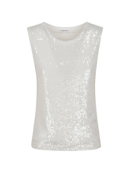  P.a.r.o.s.h. Sleeveless Blouse - White 