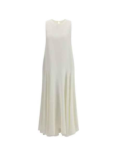  P.a.r.o.s.h. Sleeveless Midi Dress - White 
