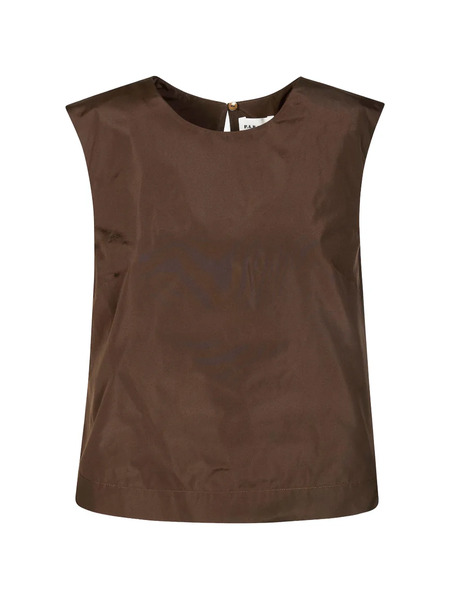  P.a.r.o.s.h. Sleeveless Top - Brown 