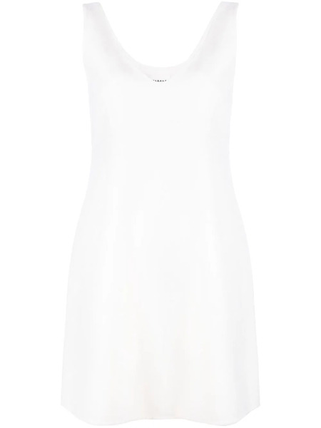  P.a.r.o.s.h. Sleeveless Wool Mini Dress - Neutrals 