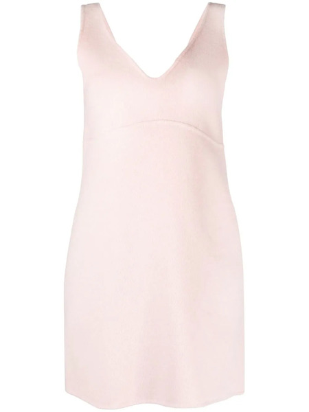  P.a.r.o.s.h. Sleeveless Wool Minidress - Pink 