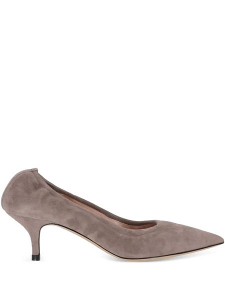  P.a.r.o.s.h. Suede Point-toe Pumps - Grey 