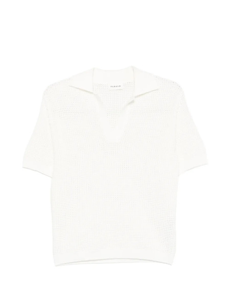  P.a.r.o.s.h. V-neck Short-sleeve T-shirt - White 