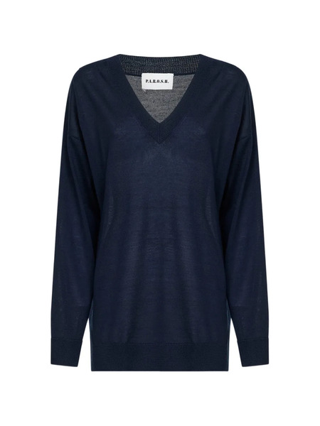  P.a.r.o.s.h. V-neck Sweater - Blue 