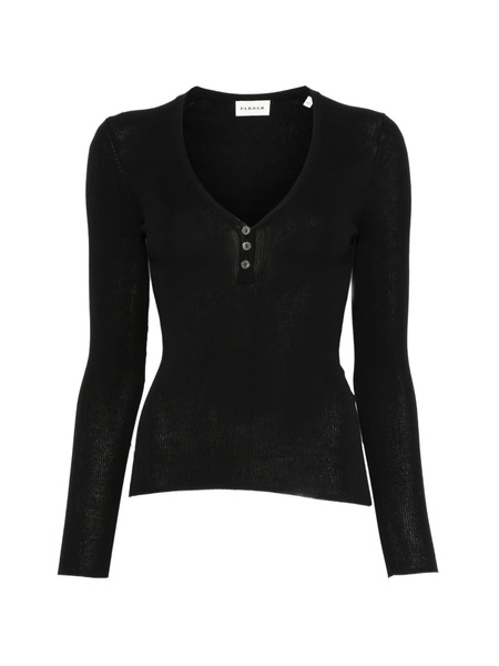 P.a.r.o.s.h. V-neck T-shirt - Black 