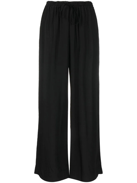  P.a.r.o.s.h. Wide-leg Drawstring-waist Trousers - Black 