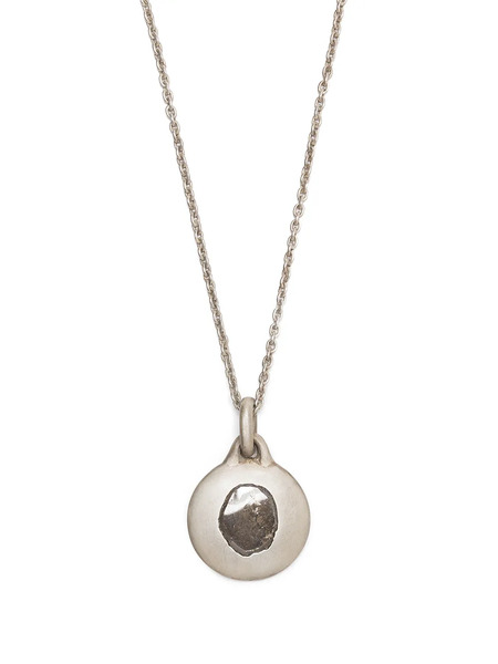  Parts Of Four Diamond-encrusted Chain Necklace - Metallic 