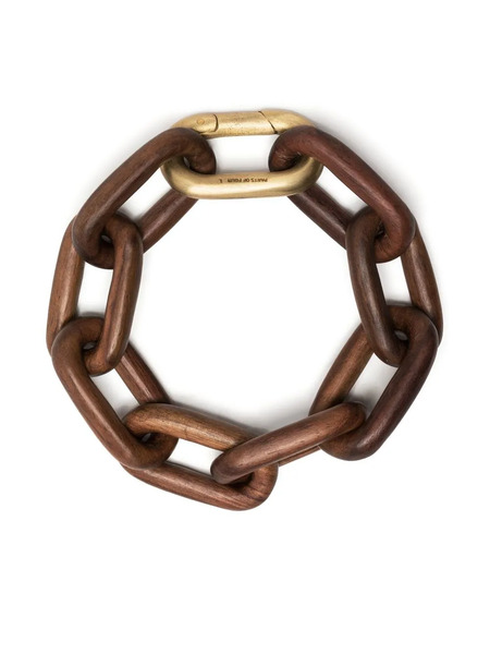  Parts Of Four Infinity Chain Bracelet - Brown 