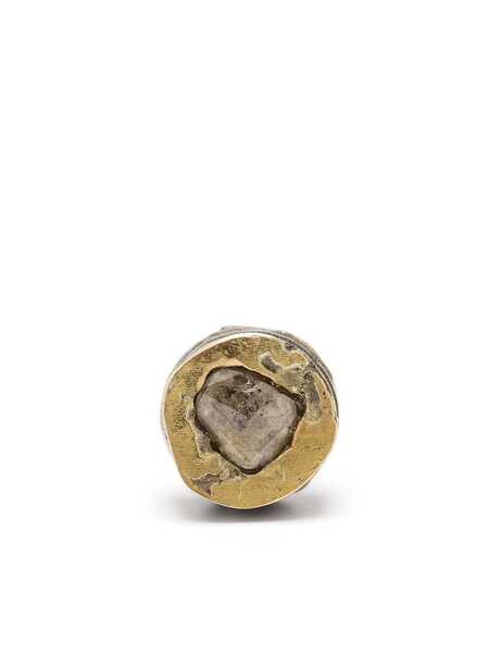  Parts Of Four Ka18k+fcdia Single Stud Earring - Gold 