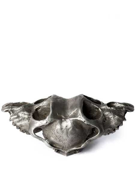  Parts Of Four Monkey Skull Decorative Object - Silver 