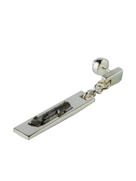  Parts Of Four Plate Drop Earring - Silver 