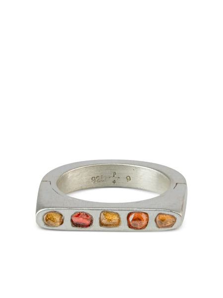  Parts Of Four Sistema Sapphire Ring - Silver 