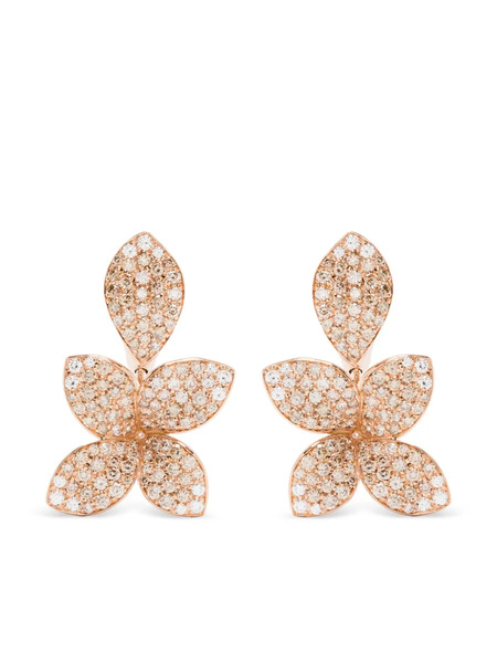  Pasquale Bruni 18k Rose Gold Giardini Segreti Diamond Earrings 